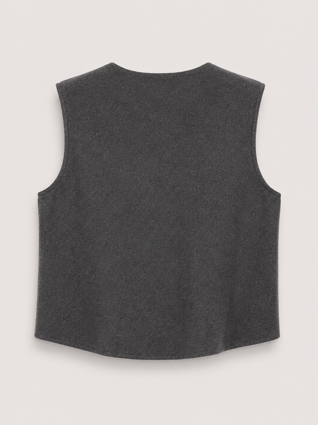 Theresa Elegant V Neck Button Front Knit Vest - image 5