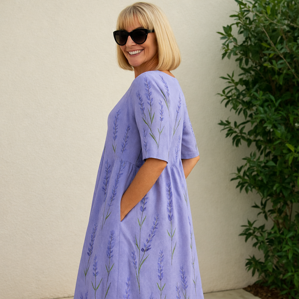 Olivia floral midi dress – image 3
