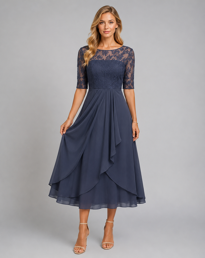 Adelina embellished evening dress – image 3