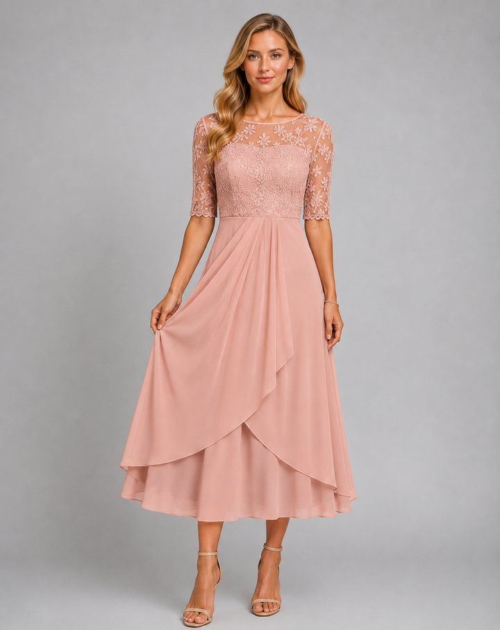 Adelina embellished evening dress – image 2