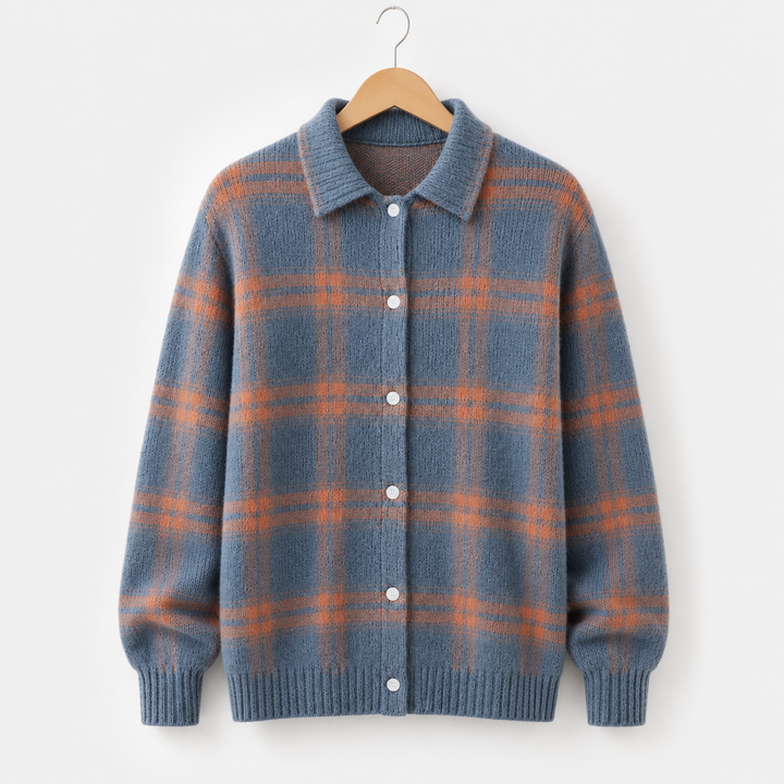Maj knit cardigan with collar – image 10