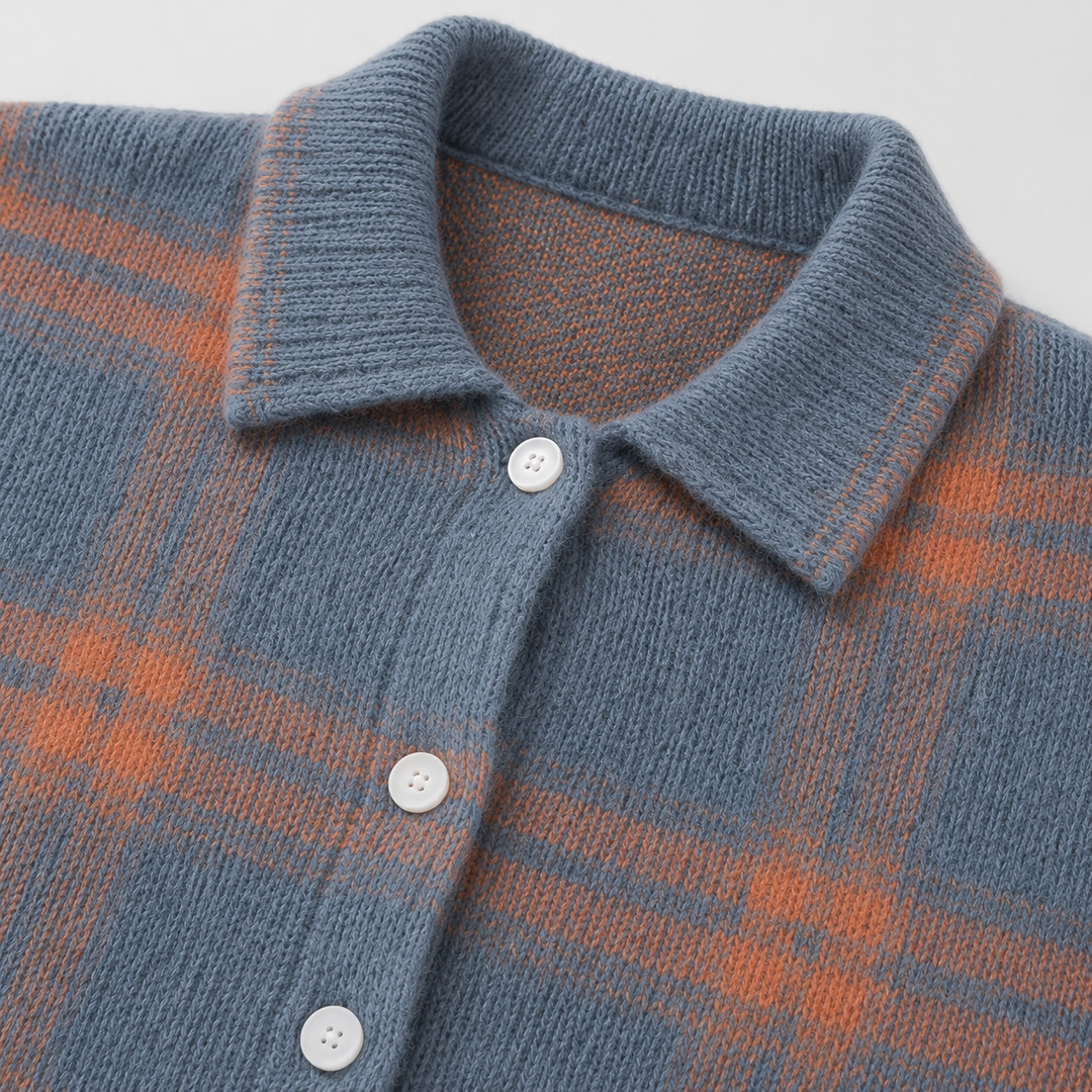 Maj knit cardigan with collar – image 12