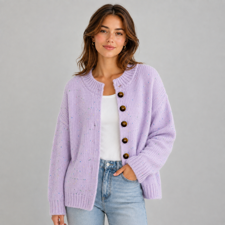 Lowenna round neck button cardigan – image 12