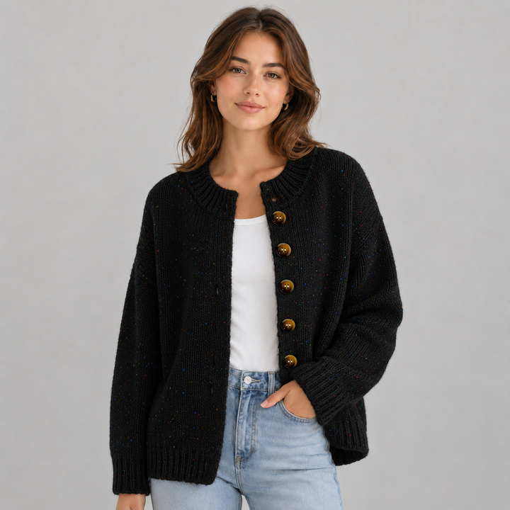 Lowenna round neck button cardigan – image 9