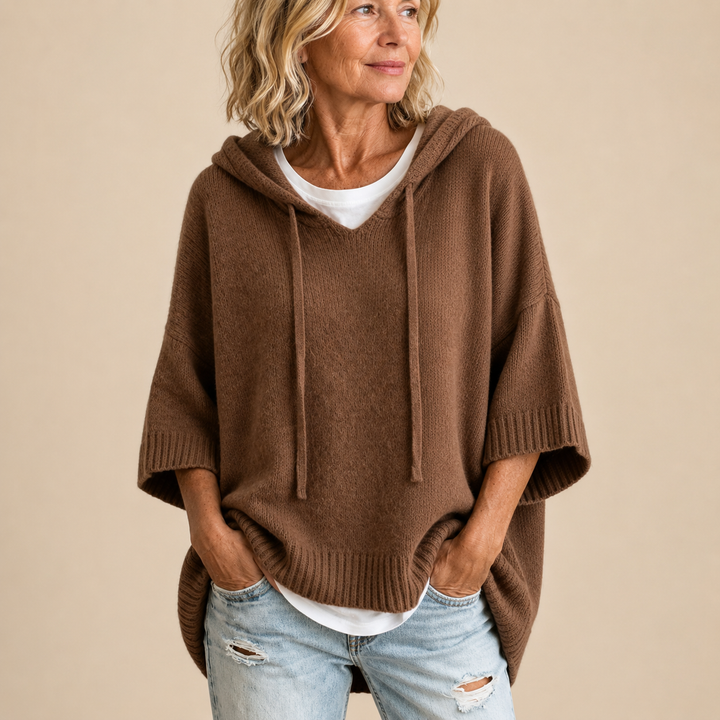 Veerle oversized hooded knit jumper – image 14