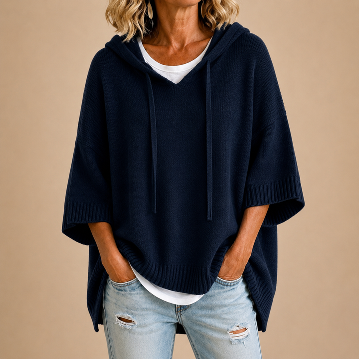 Veerle oversized hooded knit jumper – image 8