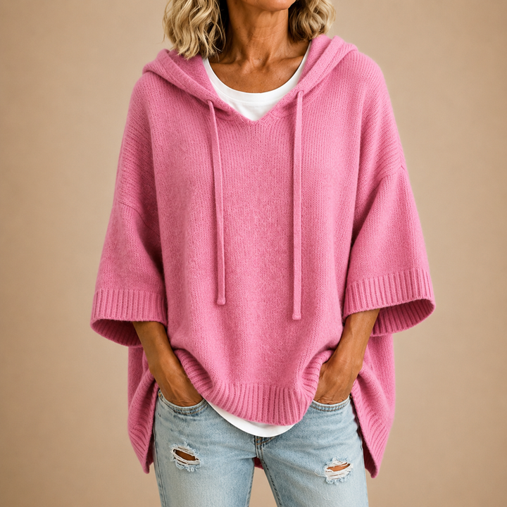 Veerle oversized hooded knit jumper – image 9