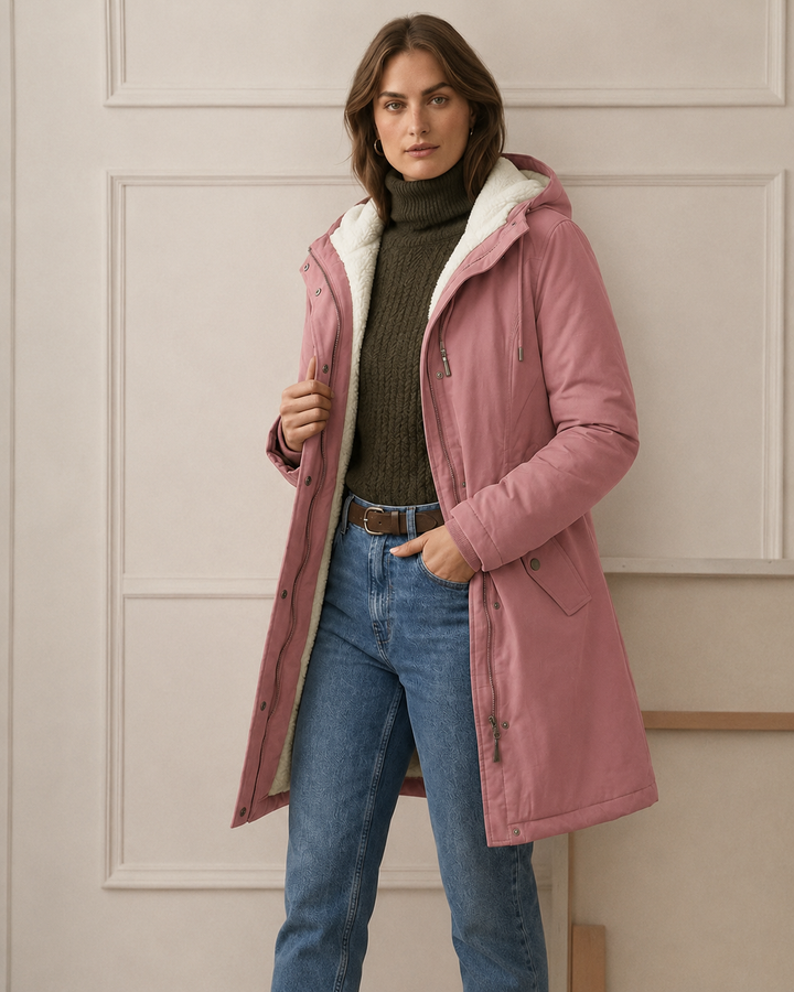 Gunvor fleece lined winter parka with hood – image 28