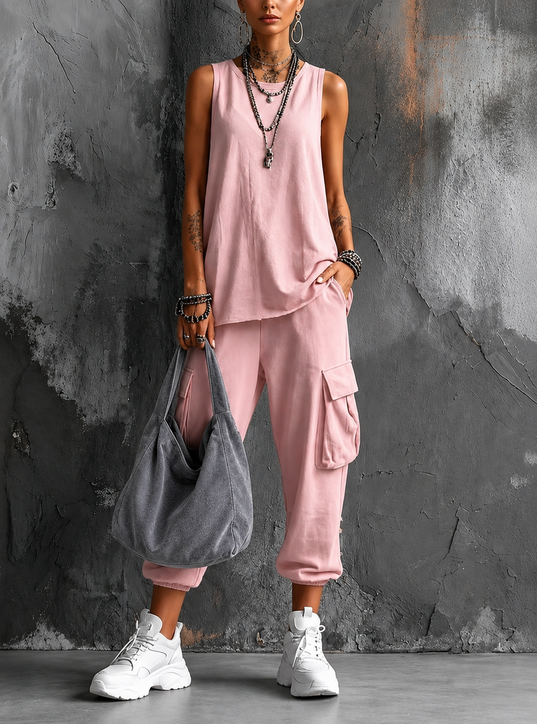 Lilias Elegant Relaxed Flowing Two Piece Set - image 5