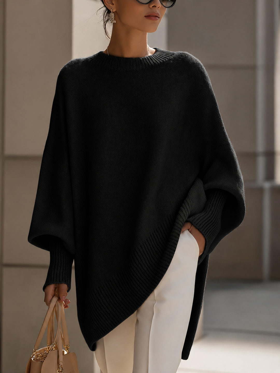Ingrid oversized ribbed knit jumper – image 5