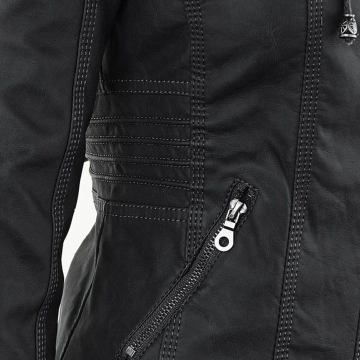 Anastasia fitted hooded jacket with zip pockets – image 17