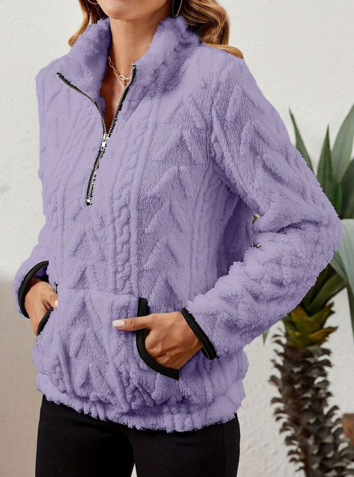 Tilde half zip fleece jumper – image 11