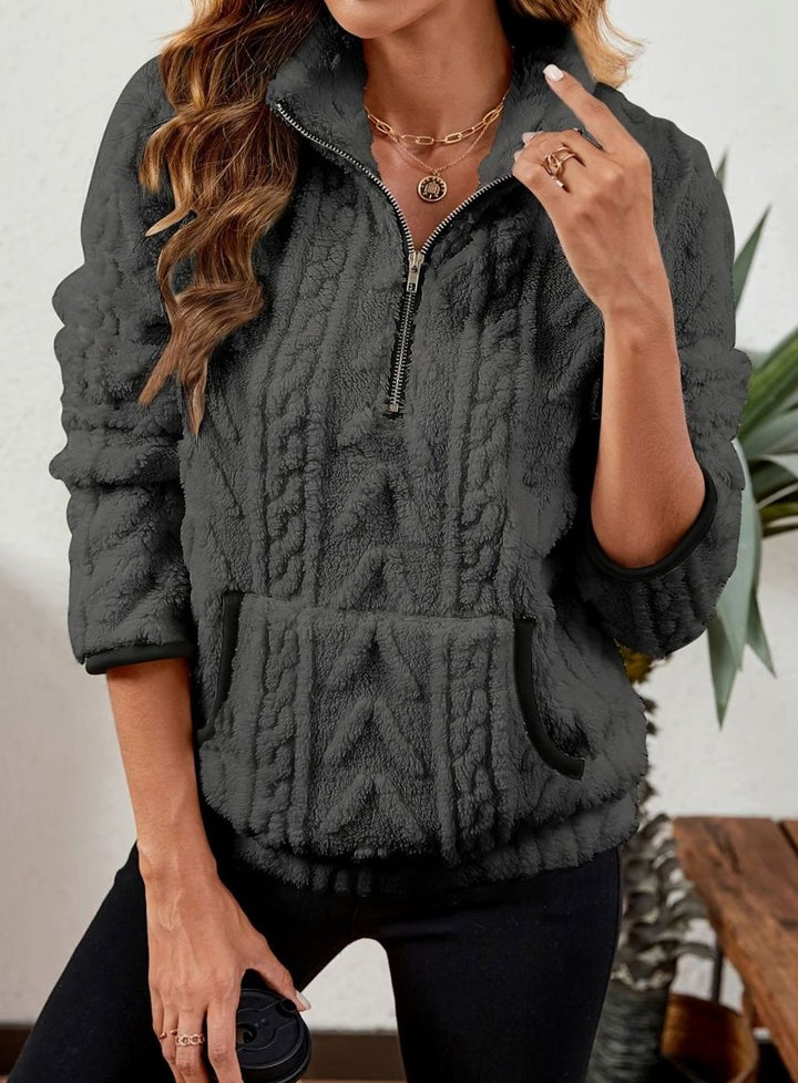 Tilde half zip fleece jumper – image 13