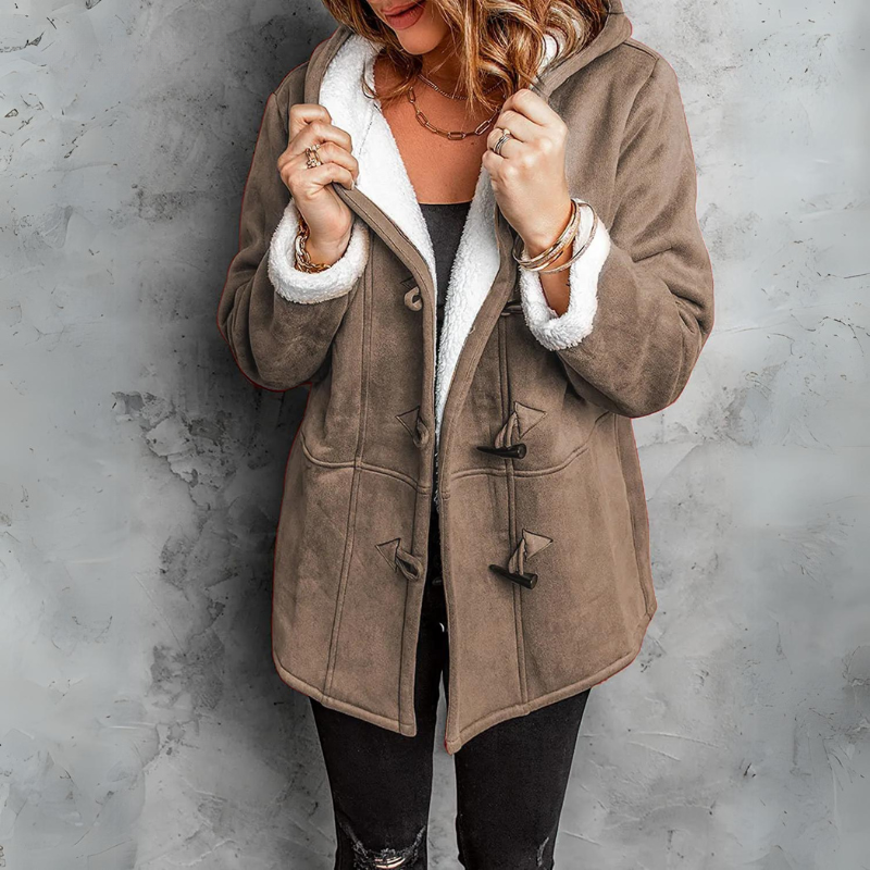 Janna hooded sherpa lined jacket – image 2