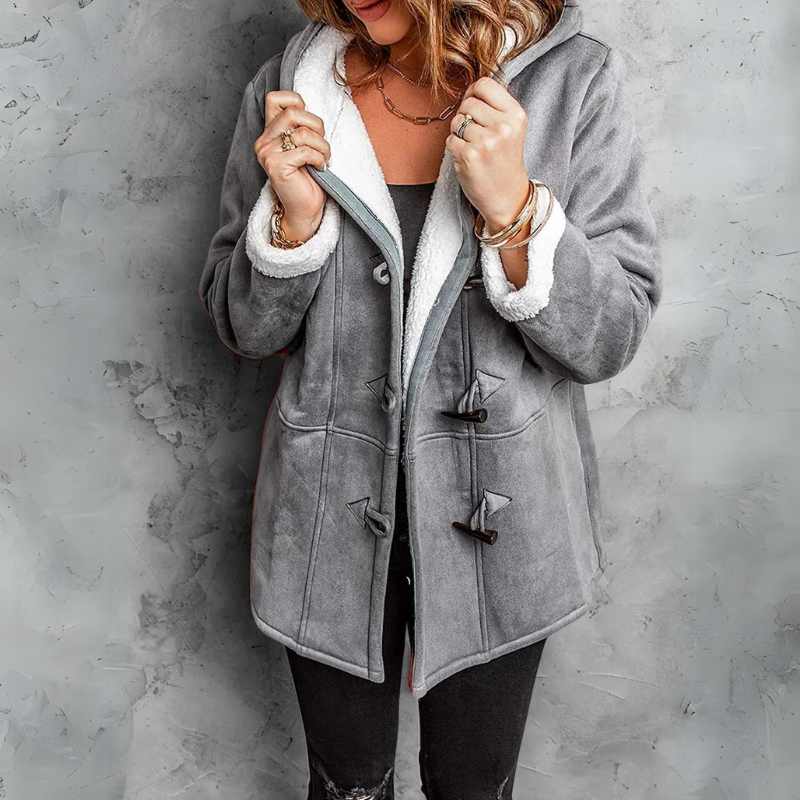 Janna hooded sherpa lined jacket – image 3