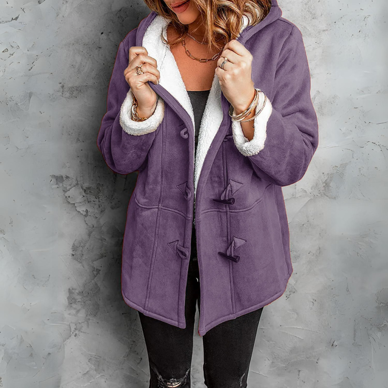 Janna hooded sherpa lined jacket – image 5