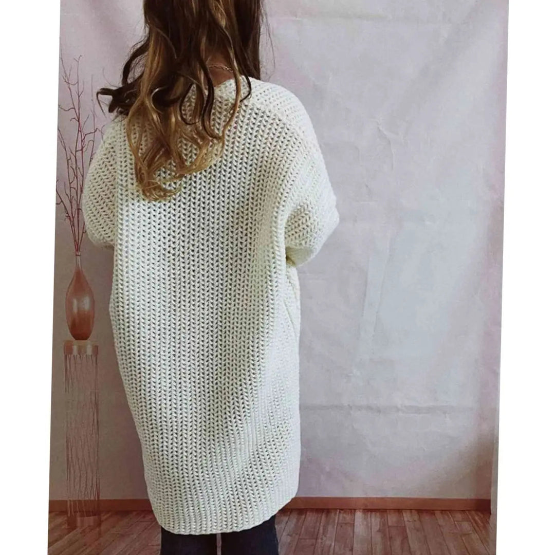 Bente oversized chunky knit cardigan – image 6