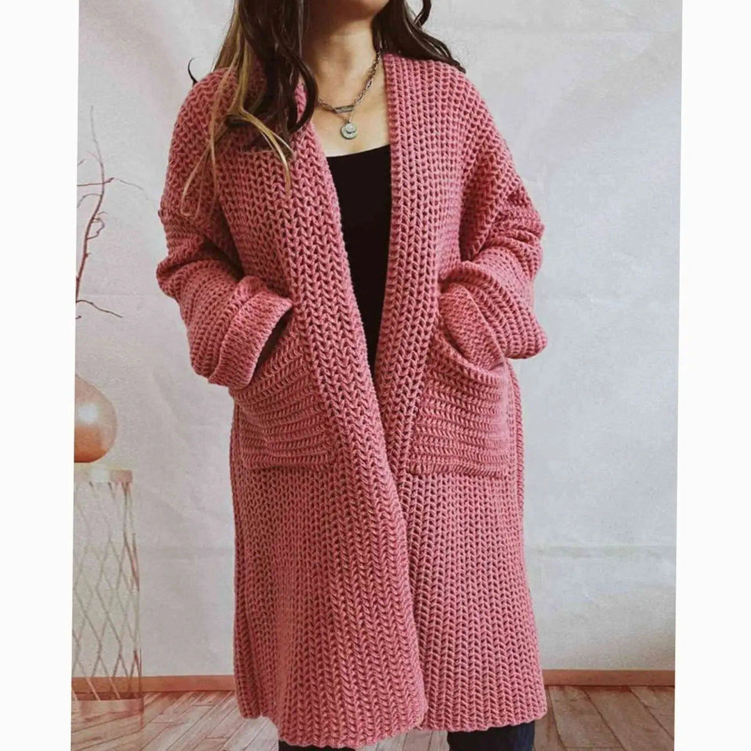 Bente oversized chunky knit cardigan