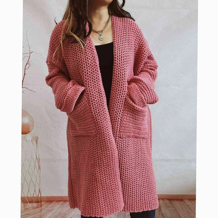 Bente oversized chunky knit cardigan