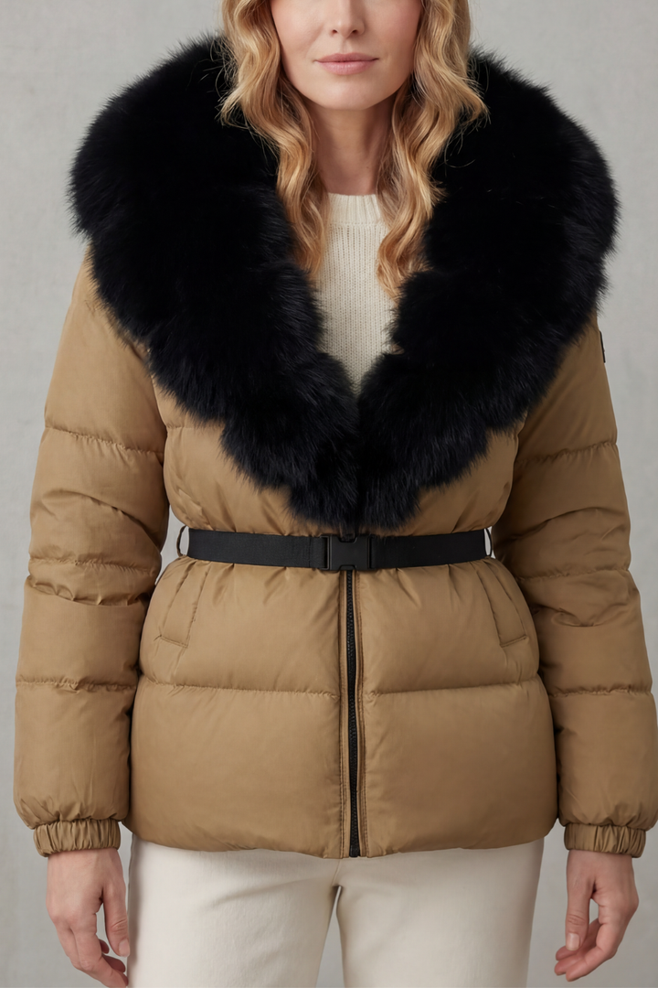Noelle Elegant Two Tone Everyday Puffer Jacket - image 19