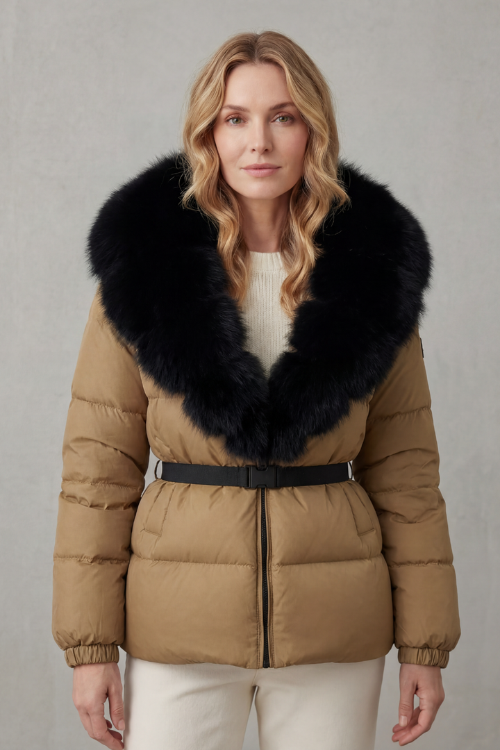 Noelle Elegant Two Tone Everyday Puffer Jacket - image 20