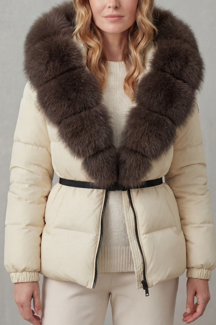 Noelle Elegant Two Tone Everyday Puffer Jacket - image 23