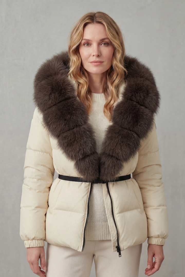 Noelle Elegant Two Tone Everyday Puffer Jacket - image 24