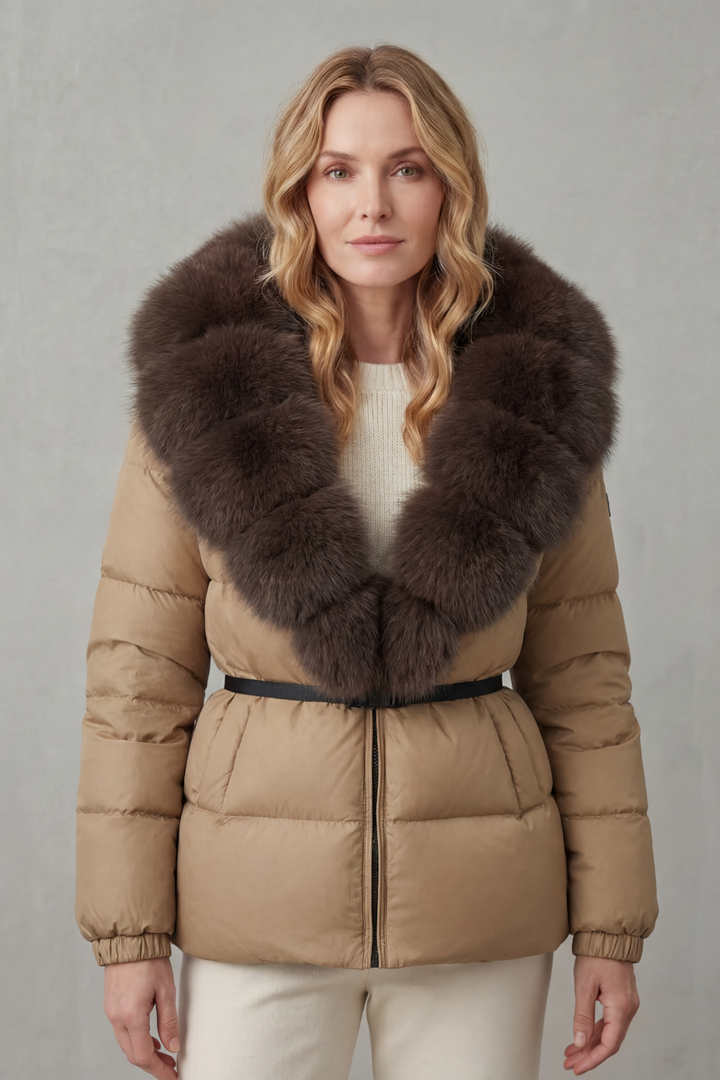 Noelle Elegant Two Tone Everyday Puffer Jacket - image 16