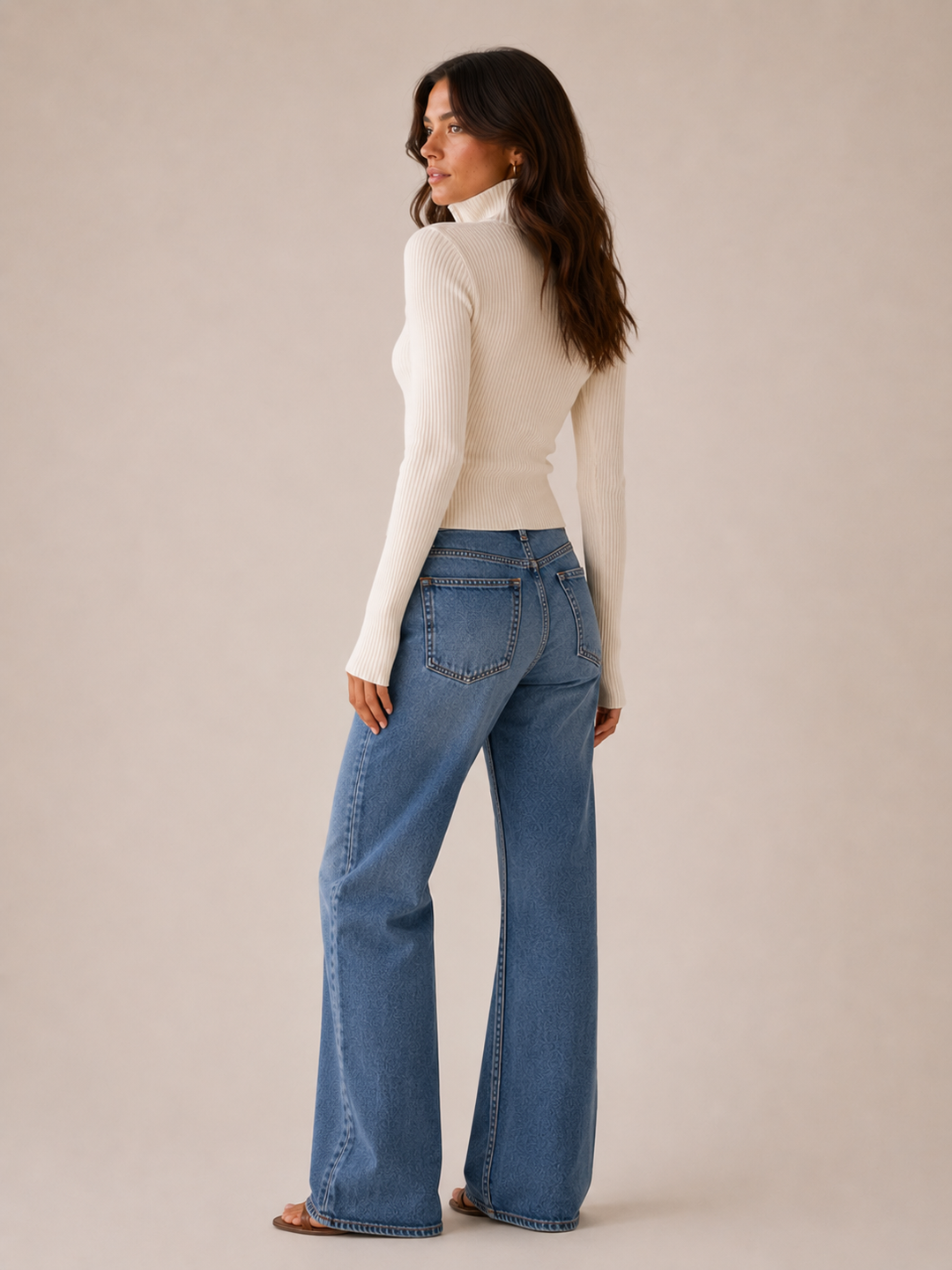 Fabiola double zip ribbed knit cardigan – image 2