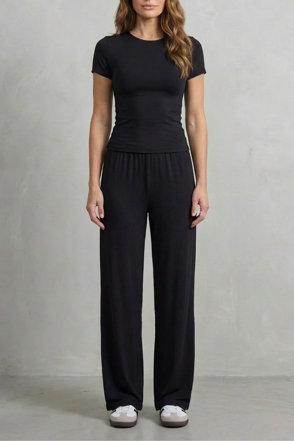 Juliana Elegant Fitted Top and Wide Leg Trouser Set - image 19