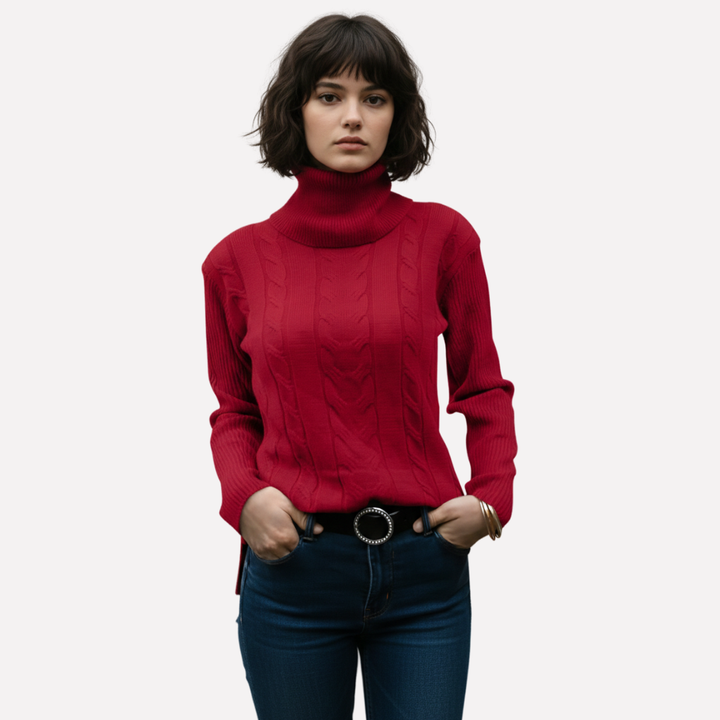 Vigdis relaxed turtleneck jumper