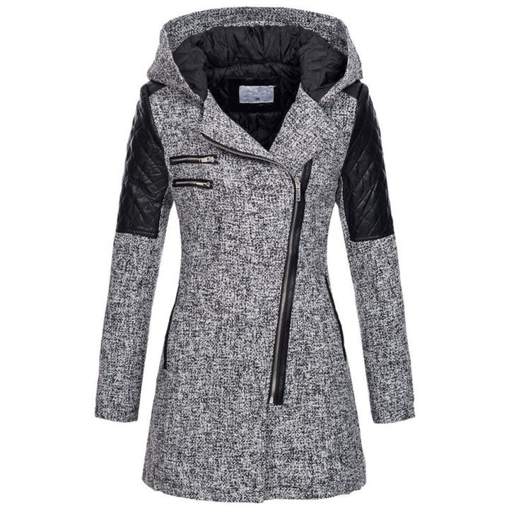 Senara fitted hooded quilted winter coat – image 5