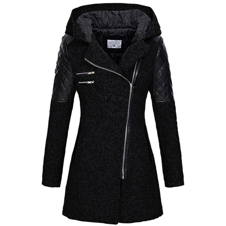 Senara fitted hooded quilted winter coat