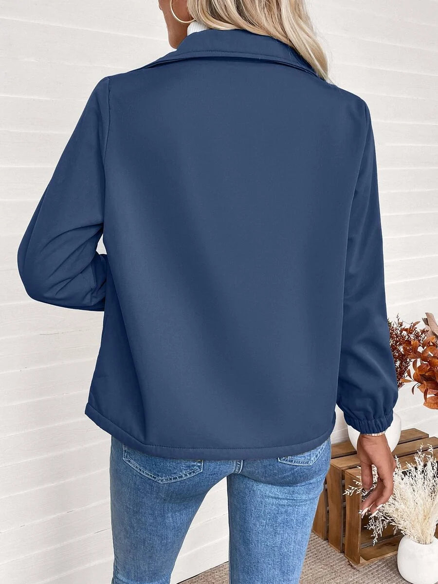 Britt fleece lined zip up jacket – image 3