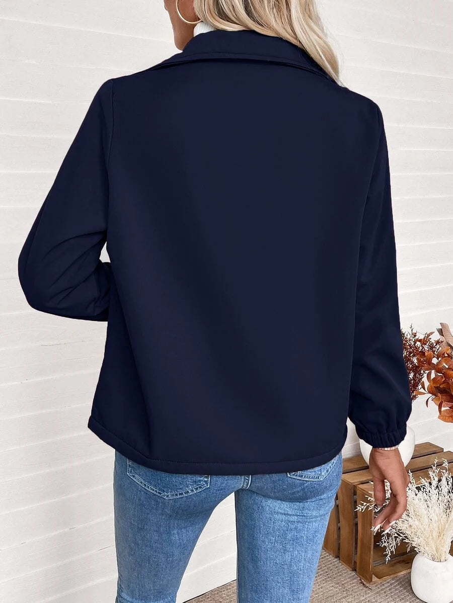 Britt fleece lined zip up jacket – image 6