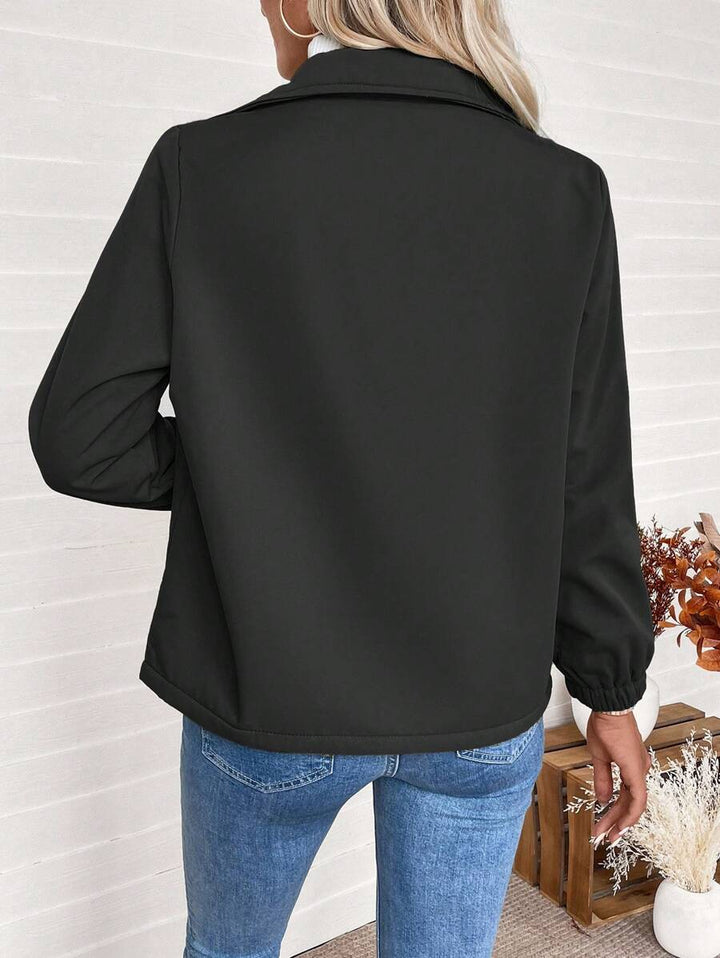 Britt fleece lined zip up jacket – image 9