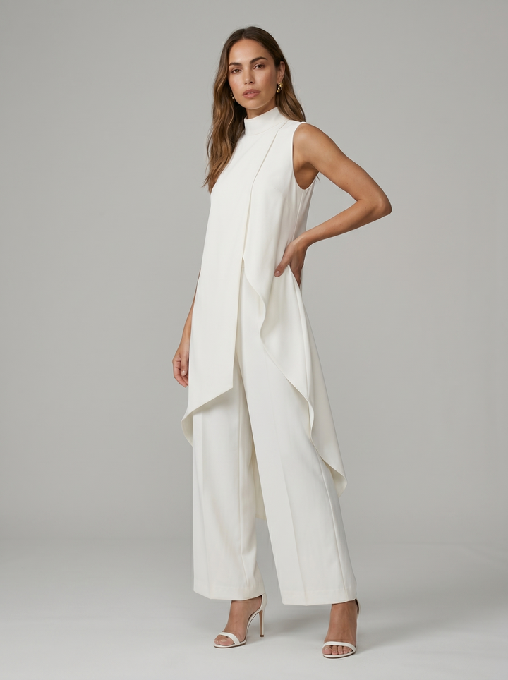 Sabine roll neck set, trouser detail