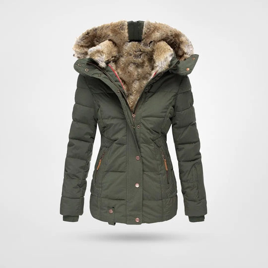 Amelia fleece lined hooded winter jacket – image 6