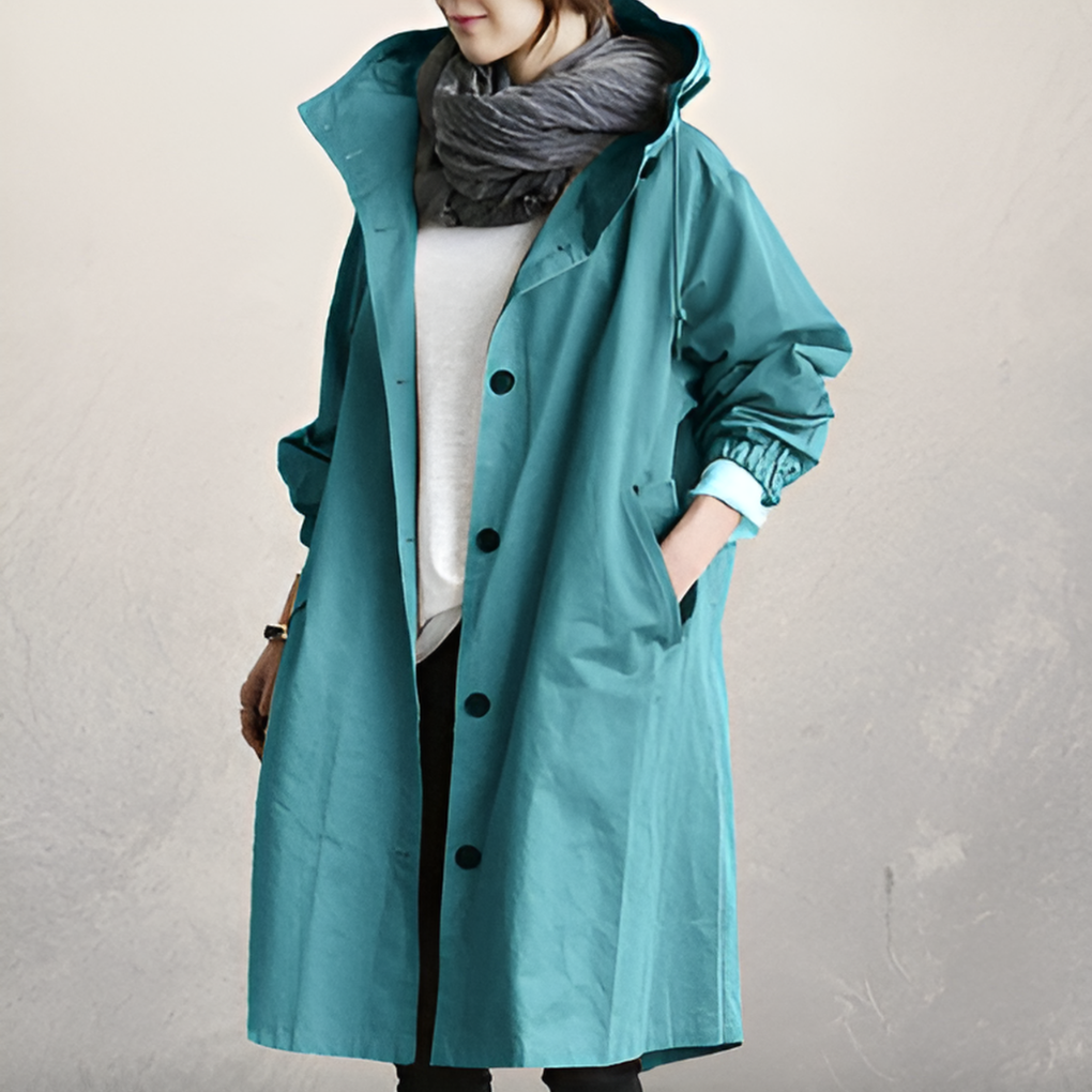 Agnes hooded trench coat – image 9