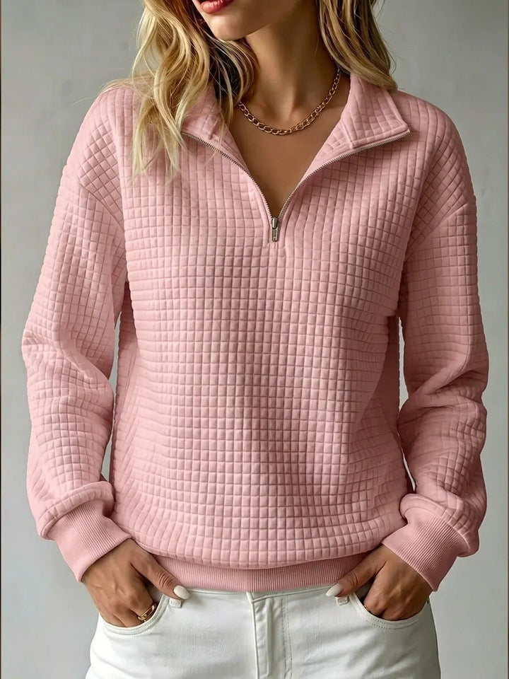 Etta half zip quilted sweatshirt – image 4