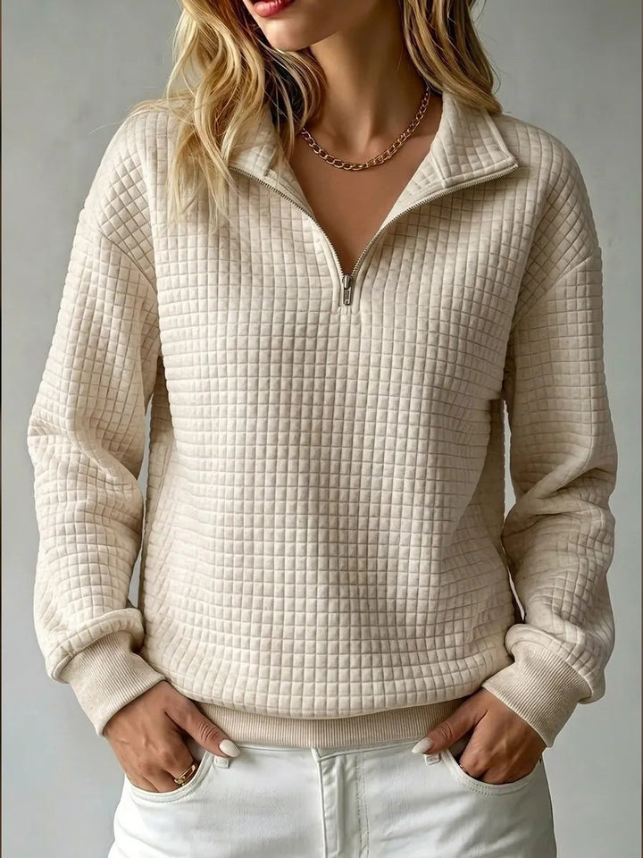 Etta half zip quilted sweatshirt – image 5