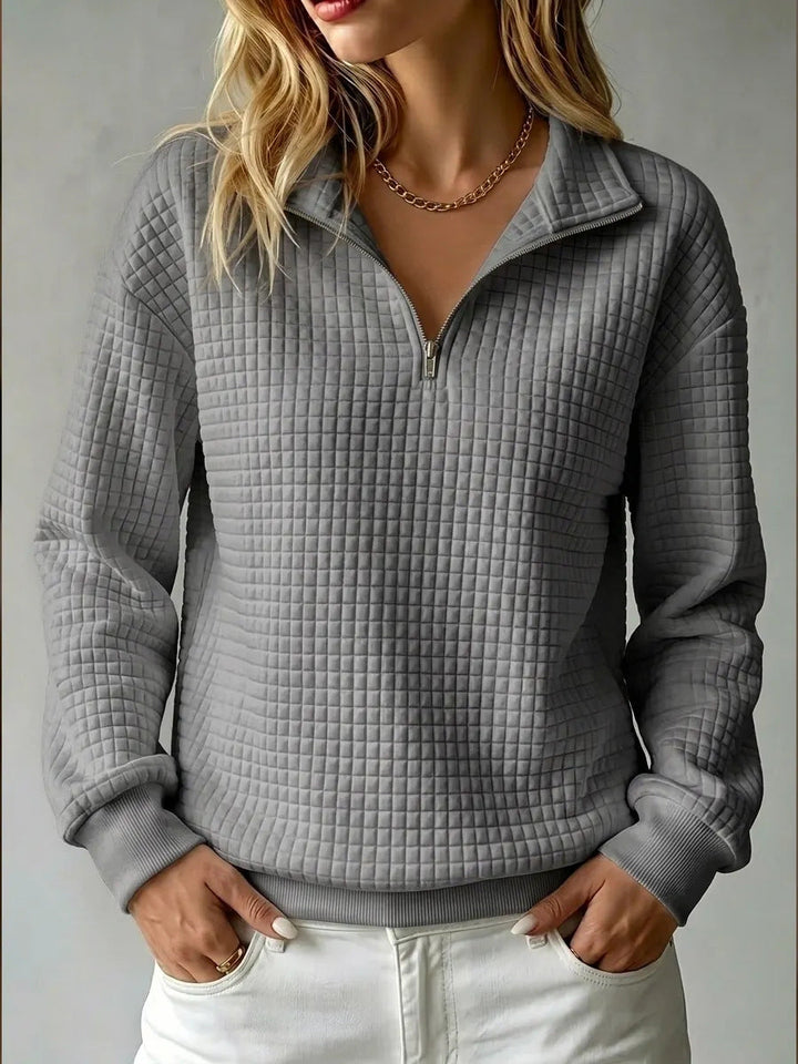 Etta half zip quilted sweatshirt – image 6