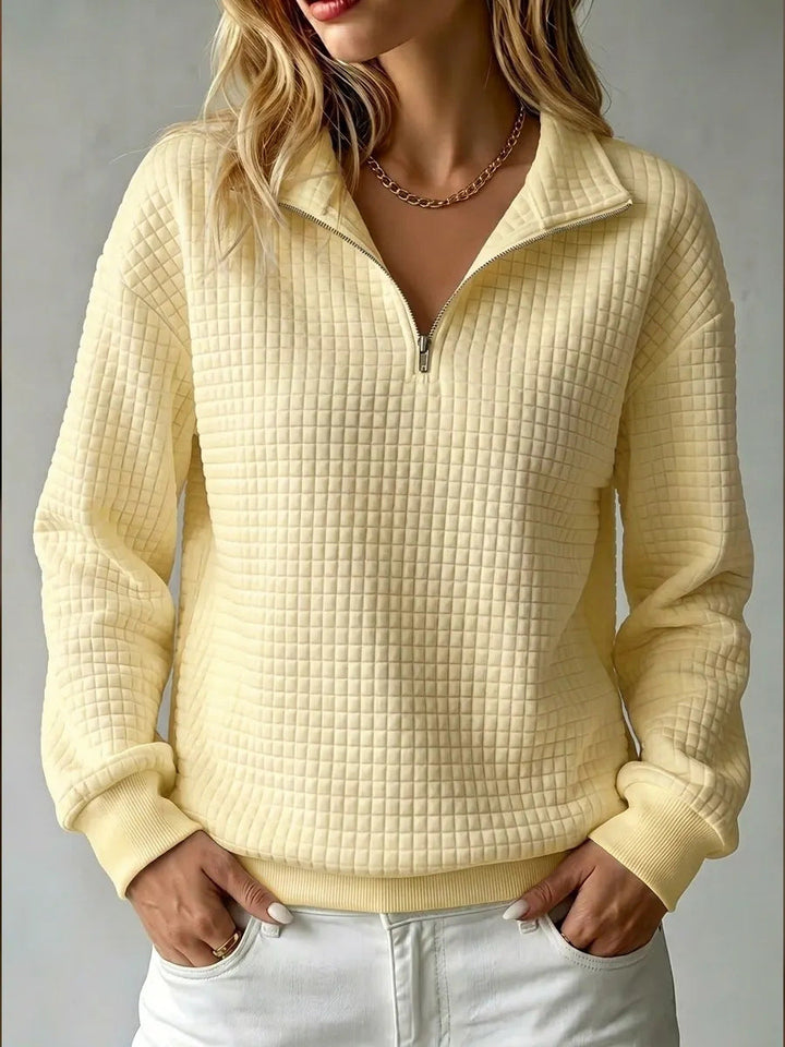 Etta half zip quilted sweatshirt – image 7