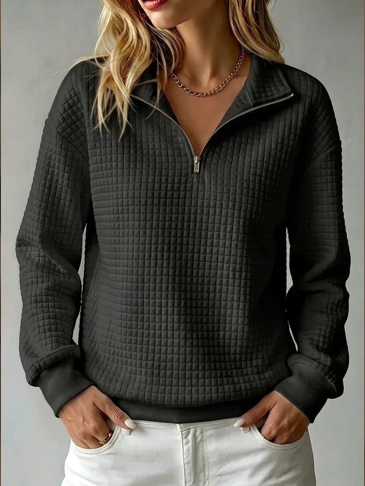 Etta half zip quilted sweatshirt – image 8