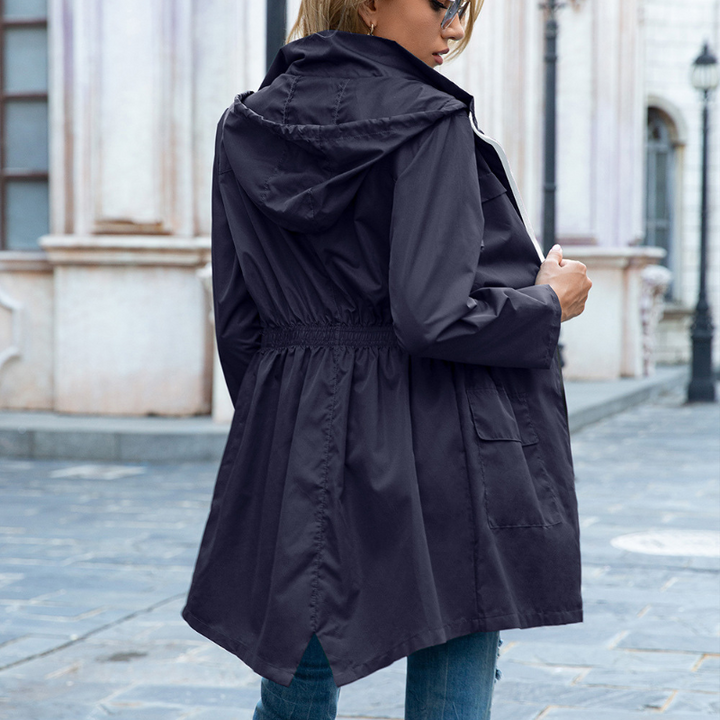 Fenna hooded lightweight rain jacket – image 6