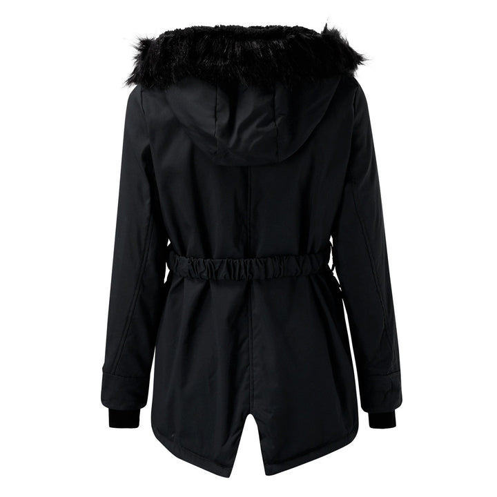 Liora hooded parka, pocket detail