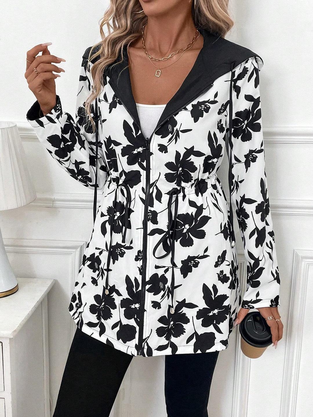 Runa printed hooded jacket – image 4