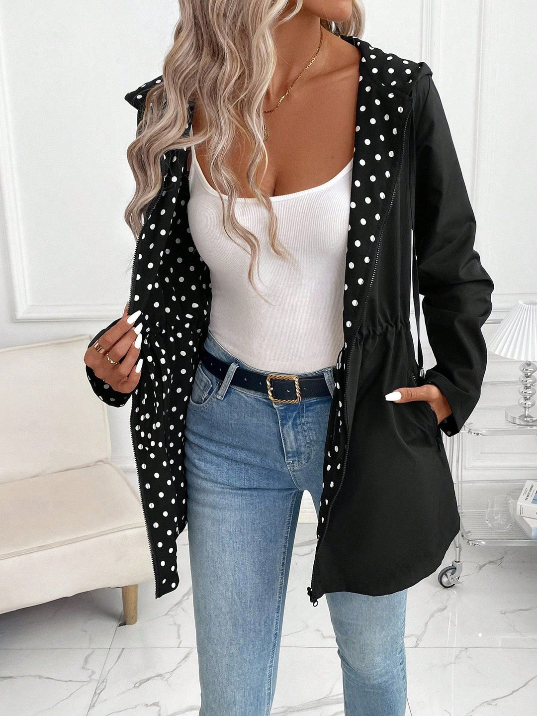 Runa printed hooded jacket – image 6