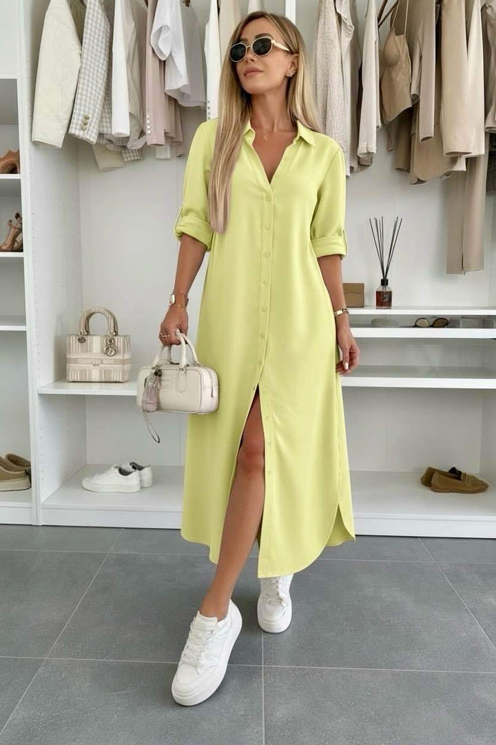 Hedy oversized shirt dress – image 9