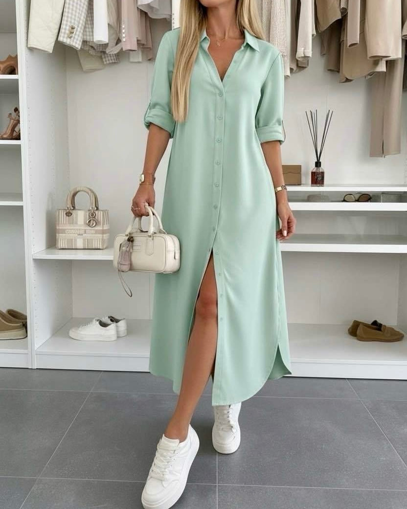 Hedy oversized shirt dress – image 14